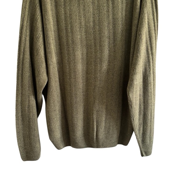 Dockers Olive Knit Polo Sweater Men's Size XL Office Business Casual Pullover - Picture 11 of 14